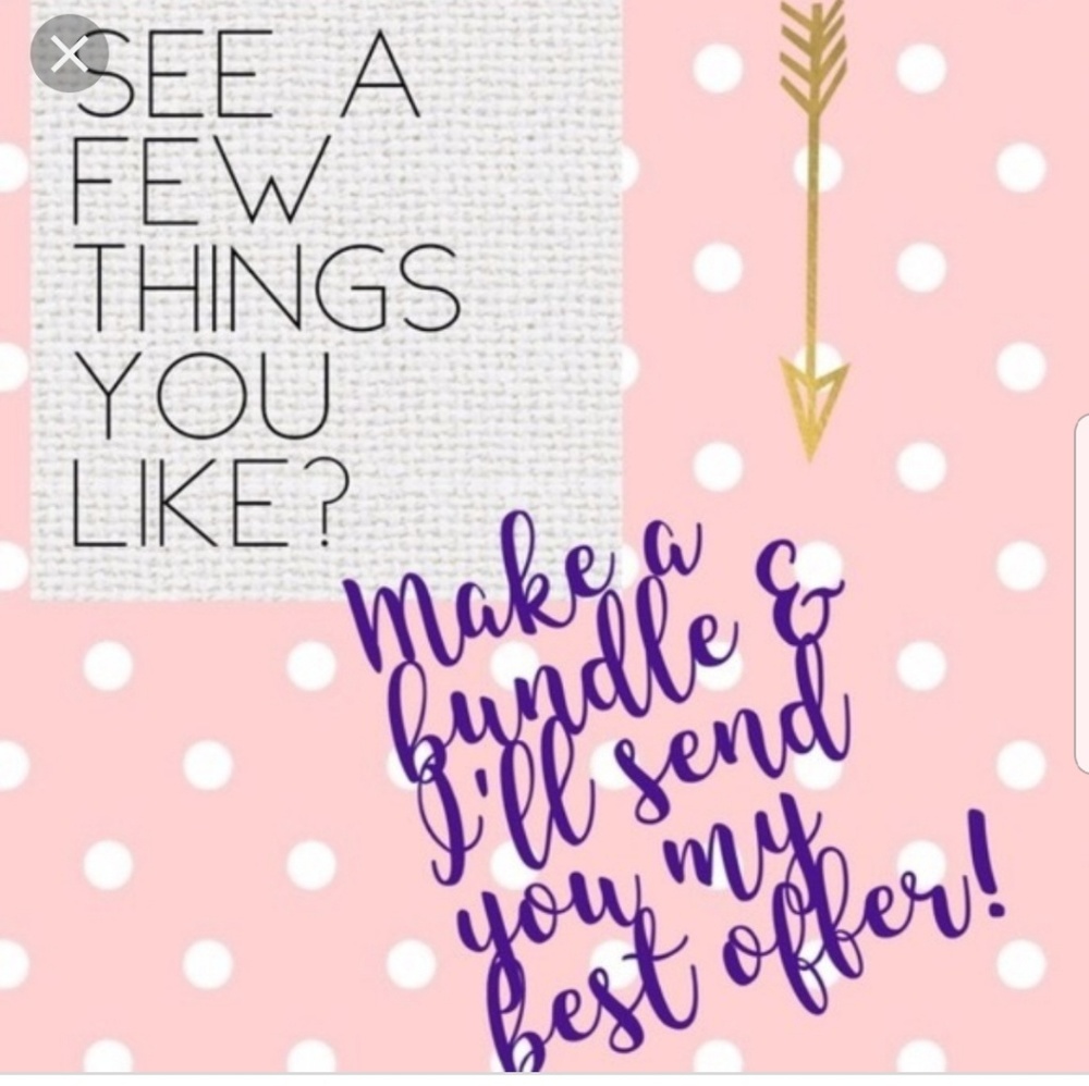 BUNDLE BUNDLE BUNDLE- best way to get a few things and pay 1 shipping price !!!